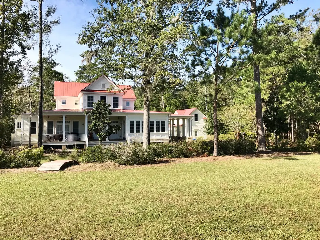 Completed Lowcountry custom home known as the Palmetto at Bull Point Plantation