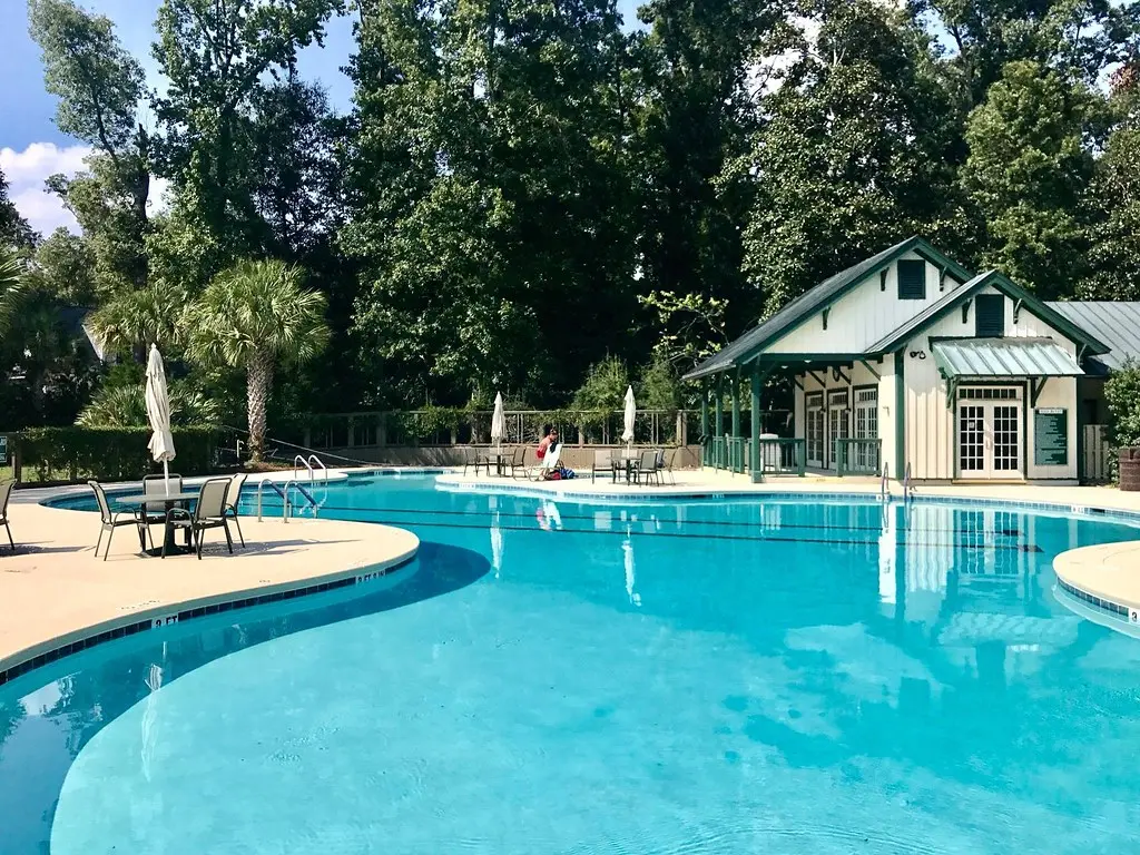 Bull Point Plantation community swimming pool and amenity building